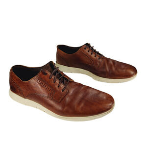 Timberland Mens Oxford Shoes 11 45 Franklin Park Brogue Wheat Full Grain Brown0